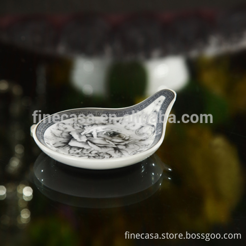 Elegant Fine New Bone China Ceramic Tea Cup Tea Bag Holder